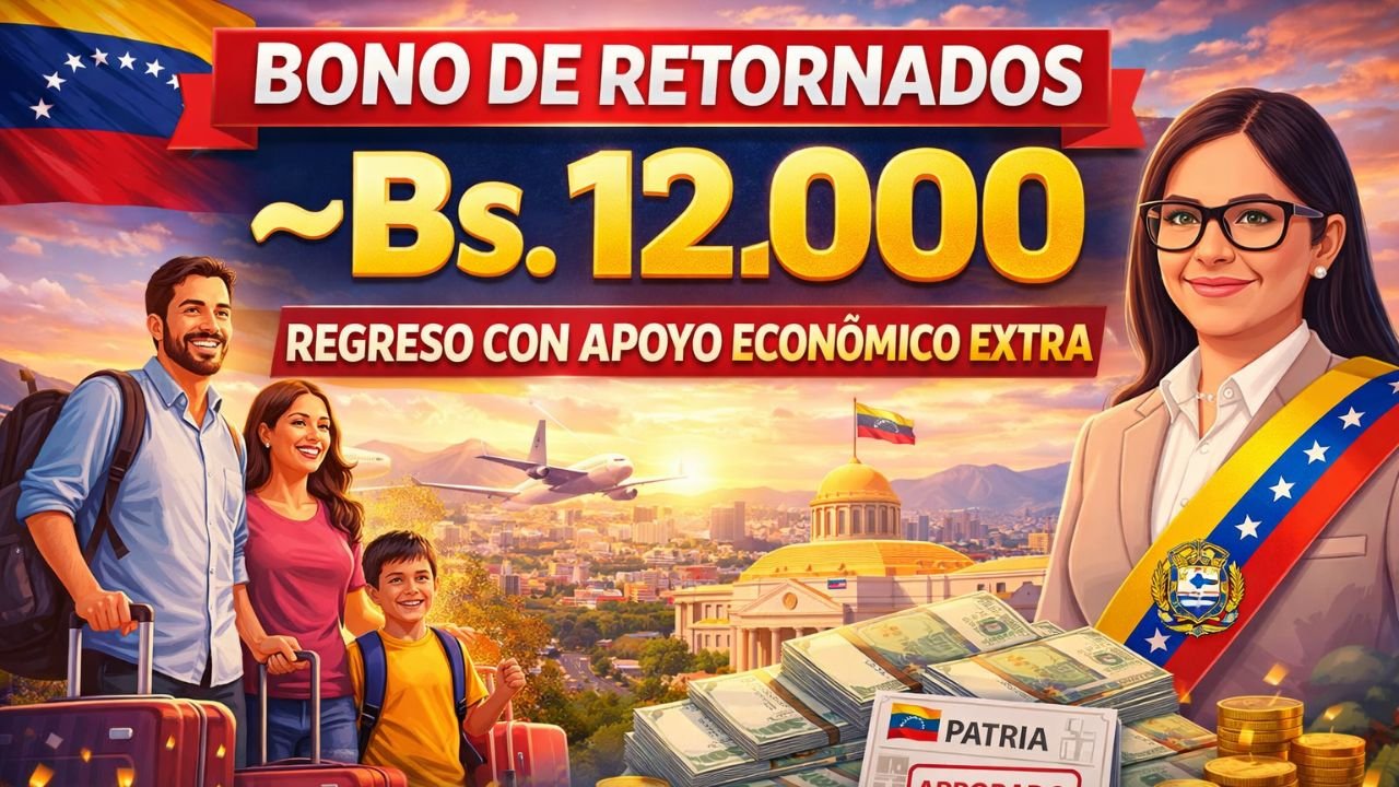 Bono de Retornados de ~Bs. 12.000: Regreso con Apoyo Económico Extra